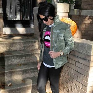 GAP CAMOUFLAGE JACKET, Size XS